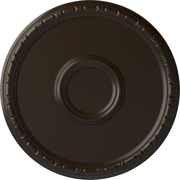 Ekena Millwork Odessa Bead & Barrel Ceiling Medallion (Fits Canopies up to 5"), 19 3/4"OD x 1 3/8"P, Stone Hearth CM20ODSHF - main